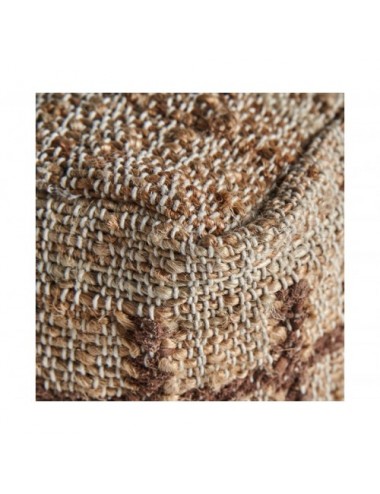 Puff Mittet Yute 42x42x43 Estilo Boho - 3