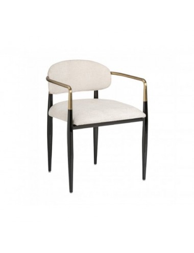 Silla Laggan Acero 54x54x78 Estilo Art Deco - 1
