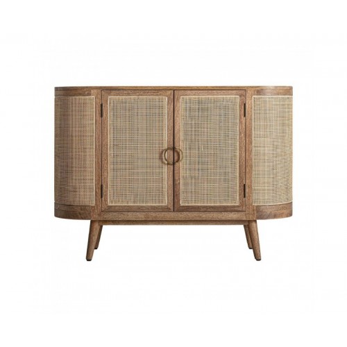 Aparador Beckley Madera De Mango 120x47x85 Estilo Nórdico - 1