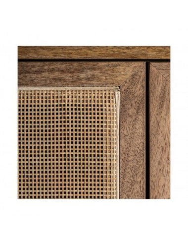 Mueble Tv Beckley Madera De Mango 200x40x61 Estilo Nórdico - 6