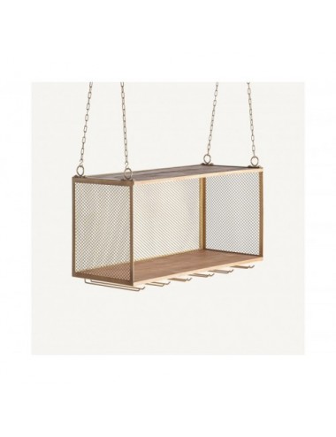 Mueble Bar Alleghe Acero 80x35x50 Estilo Art Deco - 1