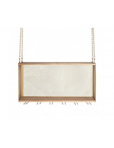 Mueble Bar Alleghe Acero 80x35x50 Estilo Art Deco - 1