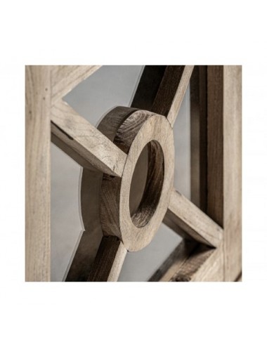 Vitrina Gubin Madera De Olmo 112x41x205 Estilo Colonial - 6