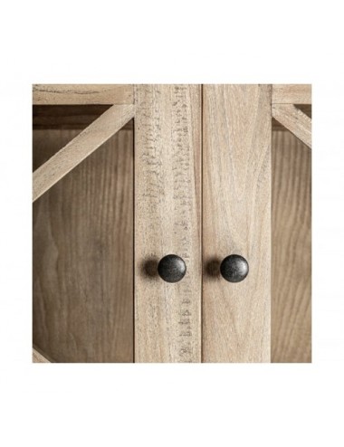 Vitrina Gubin Madera De Olmo 112x41x205 Estilo Colonial - 7