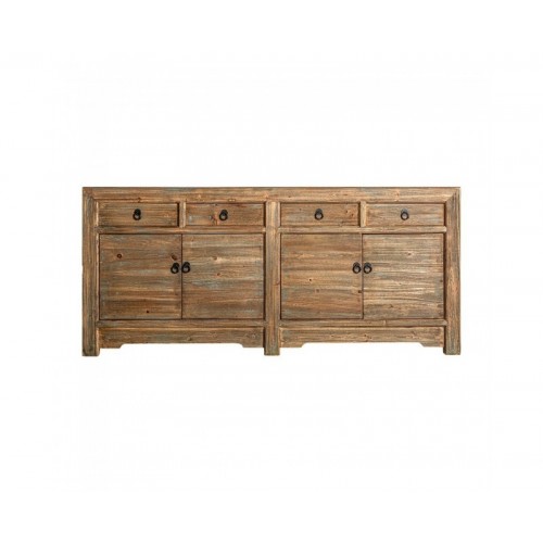 Aparador Zeitz Madera De Pino 200x48x90 Estilo Colonial - 1