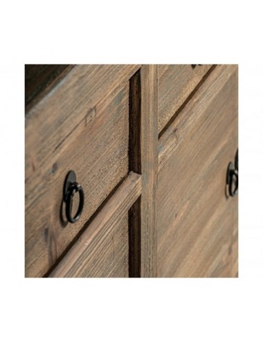 Aparador Zeitz Madera De Pino 200x48x90 Estilo Colonial - 4