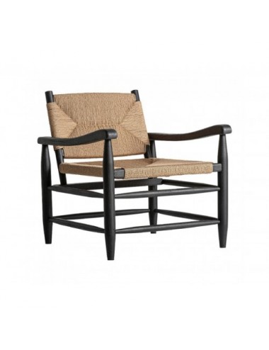 Sillón Dalvik Madera De Caucho 66x74x73 Estilo Contemporáneo - 1