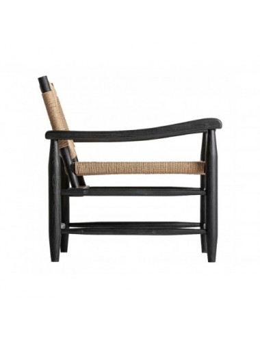 Sillón Dalvik Madera De Caucho 66x74x73 Estilo Contemporáneo - 3