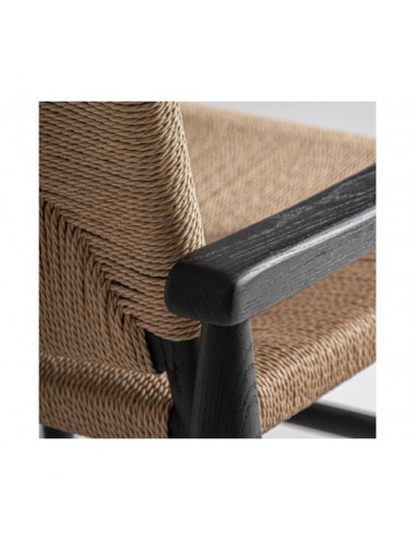 Sillón Dalvik Madera De Caucho 66x74x73 Estilo Contemporáneo - 9