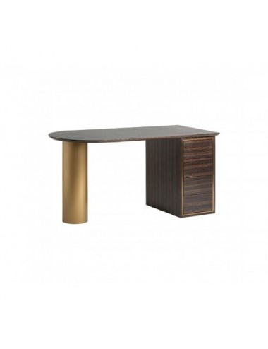 Escritorio Cheb Madera De Pino 150x70x76 Estilo Art Deco - 1