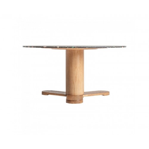 Mesa Comedor Budhir Terrazo 150x150x76 Estilo Art Deco - 1