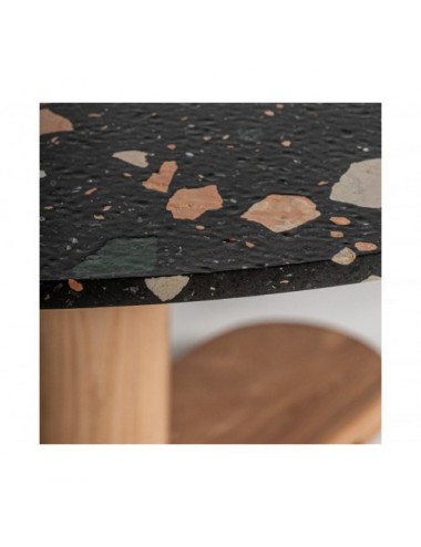 Mesa Comedor Budhir Terrazo 150x150x76 Estilo Art Deco - 3