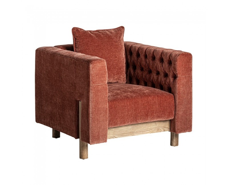 Sillón Carlton Poliéster 87x88x80 Estilo Art Deco - 1