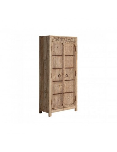 Armario Socken Madera De Teka 92x42x185 Estilo Colonial - 1
