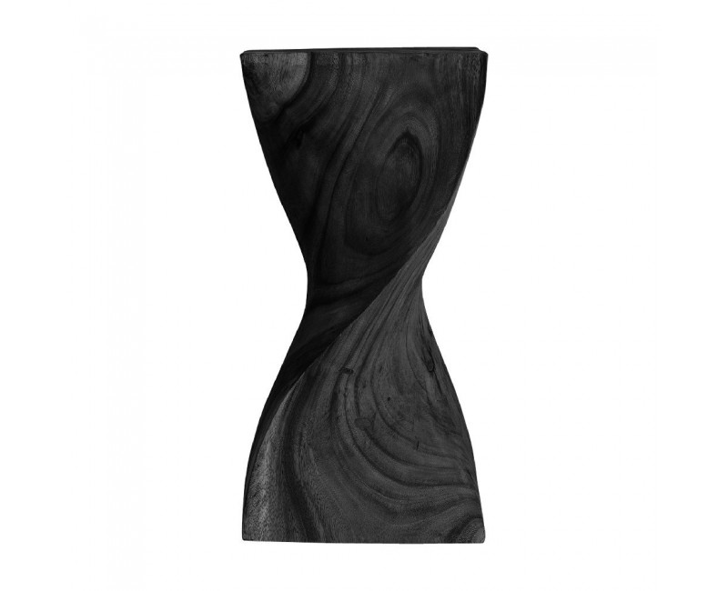 Mesa Auxiliar Yendi Madera Tropical 30x30x63 Estilo Contemporáneo - 1