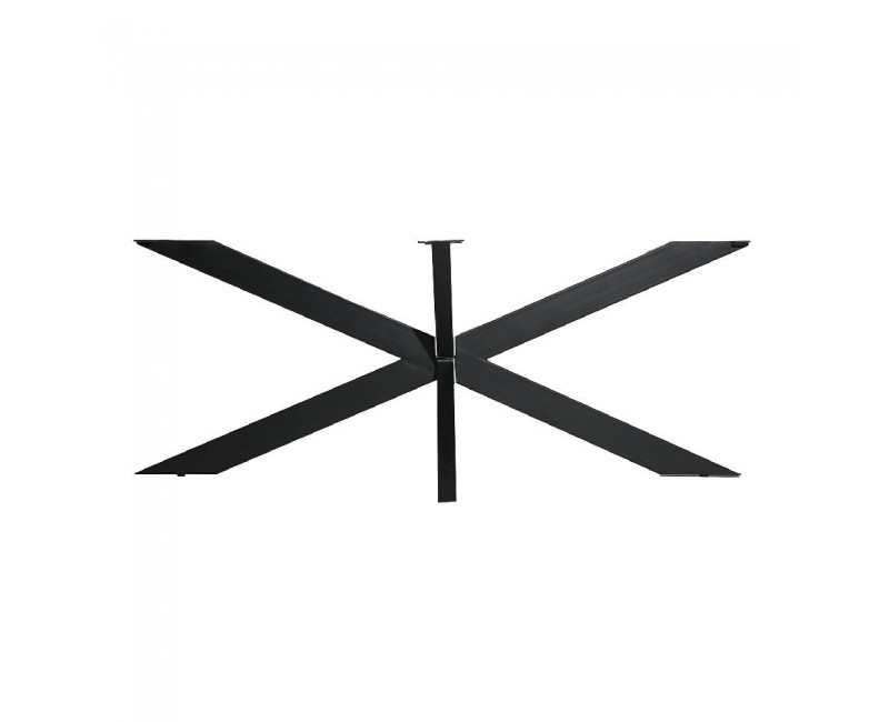 Base De Mesa Viborg Hierro 180x85x71 Estilo Contemporáneo - 1