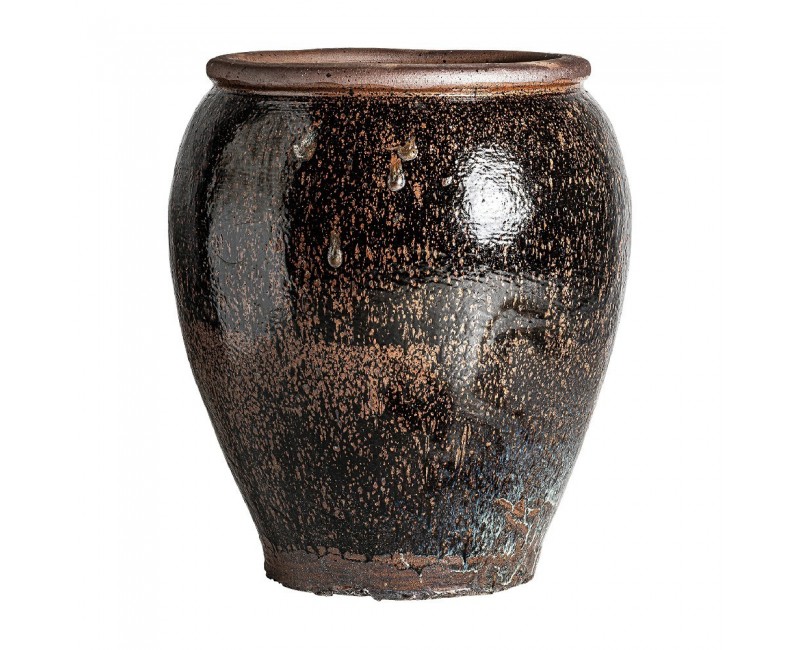 Tinaja Anquelina Cerámica 72x72x81 Estilo Colonial - 1