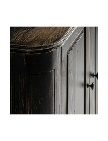 Aparador Svanhild Madera De Pino Reciclado 260x45x85 Estilo Colonial - 6