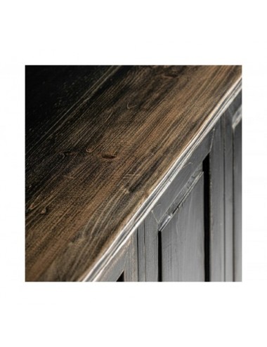 Aparador Svanhild Madera De Pino Reciclado 260x45x85 Estilo Colonial - 7