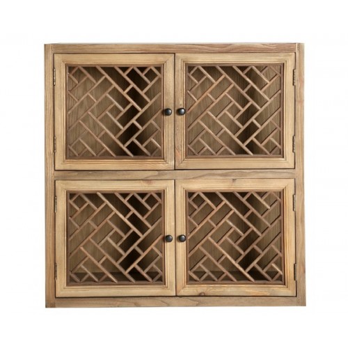 Vitrina Modular Melnik Madera De Olmo 85x40x85 Estilo Colonial - 1