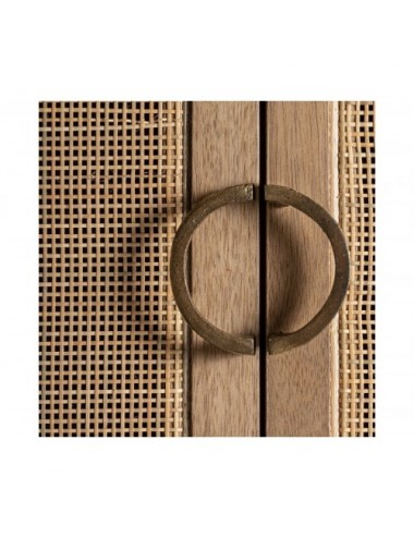 Armario Beckley Madera De Mango 105x45x180 Estilo Contemporáneo - 4