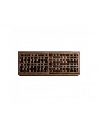 Aparador Kladno Madera De Mango 205x44x80 Estilo Art Deco - 1