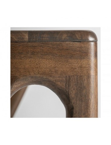 Escritorio Wilsau Madera De Mango 150x60x79 Estilo Contemporáneo - 4