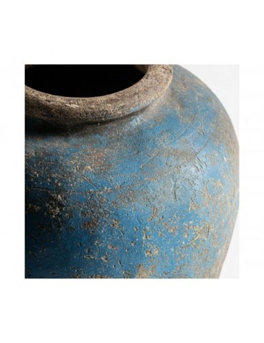 Jarrón Fez Terracota 25x25x27 Estilo Vintage - 4