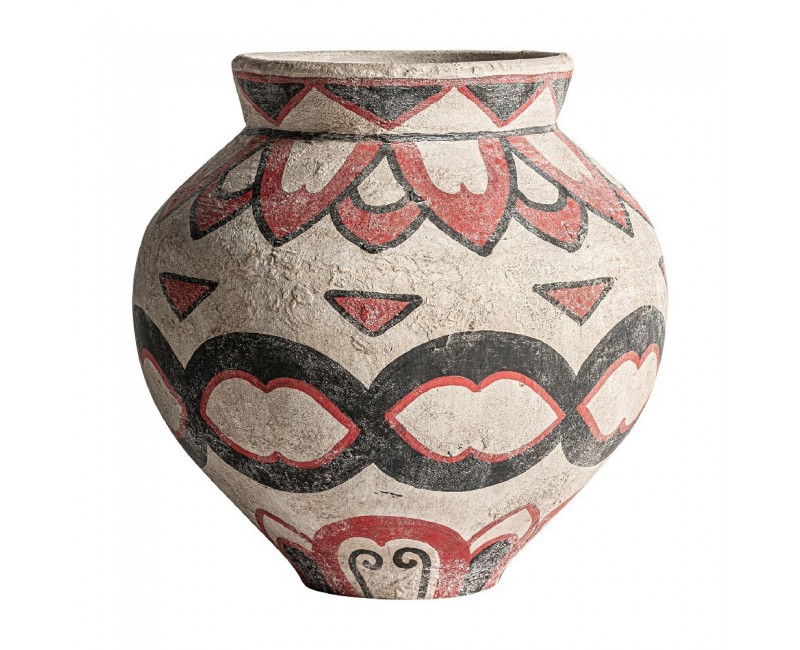 Jarrón Deosio Terracota 40x40x44 Estilo Étnico - 1