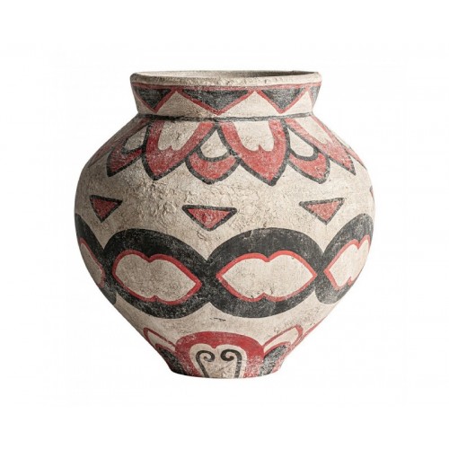 Jarrón Deosio Terracota 40x40x44 Estilo Étnico - 1