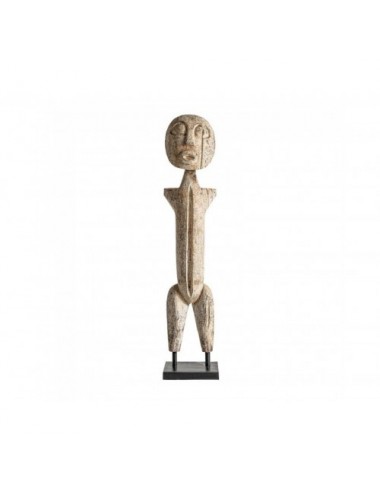 Figura Decorativa Barak Madera Tropical 27x25x112 Estilo Étnico - 1