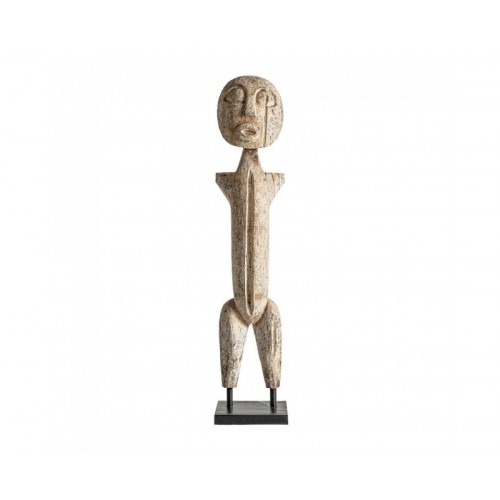 Figura Decorativa Barak Madera Tropical 27x25x112 Estilo Étnico - 1