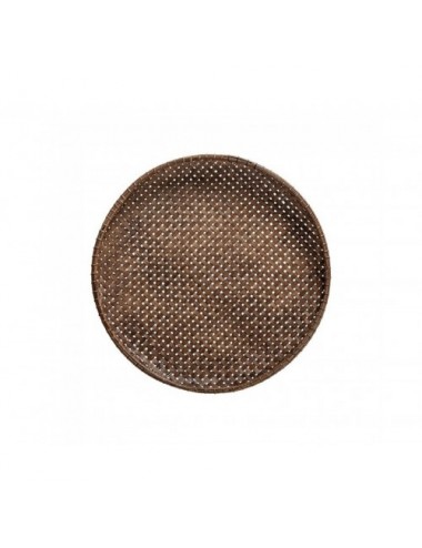 Plato Decorativo J 3 Bambú 70x70x6 60x60x4 50x50x3 Estilo Boho - 1