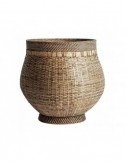Cesto Ratán 42x42x37 Estilo Boho - 1