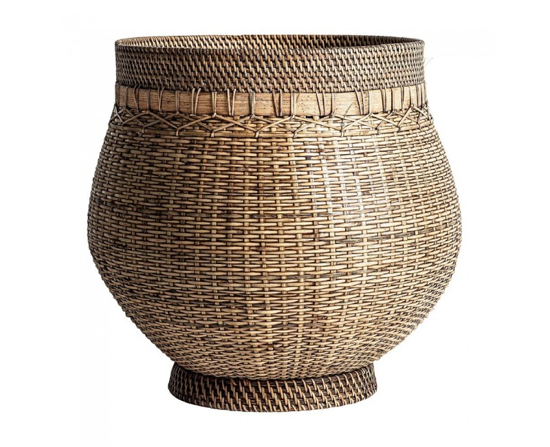 Cesto Ratán 42x42x37 Estilo Boho - 1