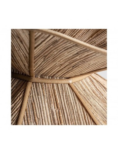 Lámpara De Colgar Madera De Coco 63x63x70 Estilo Boho - 1