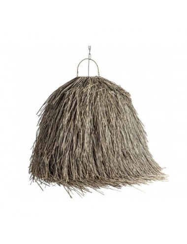 Lámpara De Colgar Fibra Natural 103x103x93 Estilo Boho - 1