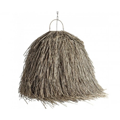 Lámpara De Colgar Fibra Natural 103x103x93 Estilo Boho - 1
