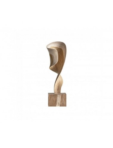 Figura Decorativa Blayen Madera De Teka 17x17x52 Estilo Étnico - 1