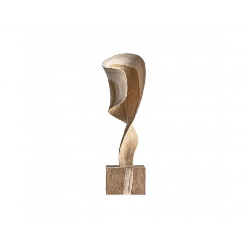 Figura Decorativa Blayen Madera De Teka 17x17x52 Estilo Étnico - 1