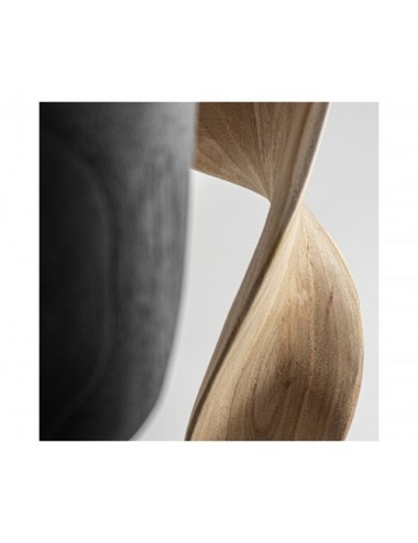 Figura Decorativa Blayen Madera De Teka 17x17x52 Estilo Étnico - 3