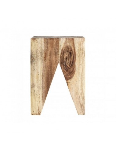 Mesa Auxiliar Rimini Madera Suar 30x30x45 Estilo Étnico - 1