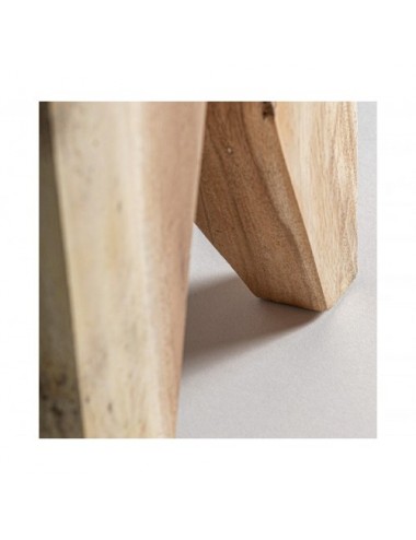 Mesa Auxiliar Rimini Madera Suar 30x30x45 Estilo Étnico - 4
