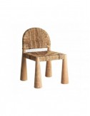 Silla Nekta Madera De Teka 59x62x84 Estilo Étnico - 1