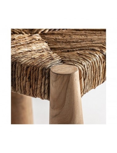 Silla Nekta Madera De Teka 59x62x84 Estilo Étnico - 5