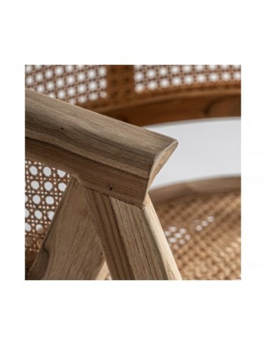 Silla Eane Madera De Teka 60x58x75 Estilo Contemporáneo - 6