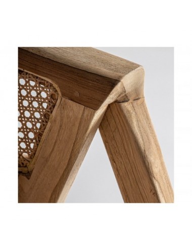 Silla Eane Madera De Teka 60x58x75 Estilo Contemporáneo - 7