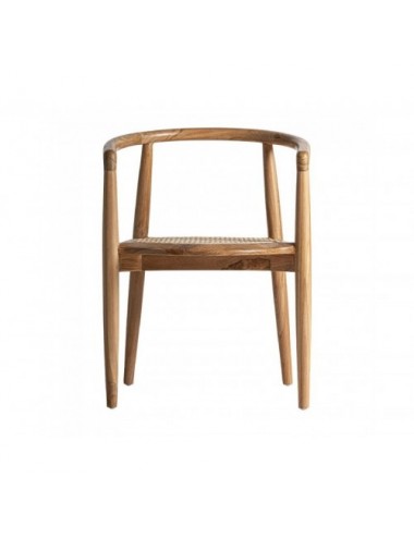 Silla Tostily Madera De Teka 57x46x78 Estilo Contemporáneo - 1
