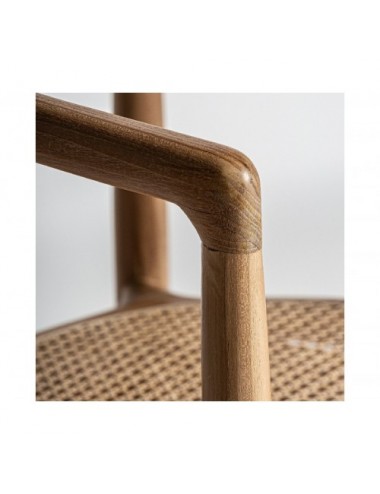 Silla Tostily Madera De Teka 57x46x78 Estilo Contemporáneo - 7