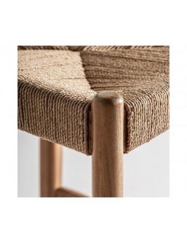 Taburete Agia Madera De Teka 45x47x105 Estilo Contemporáneo - 5